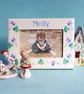 Personalised Photo-frame with Dainty Violets - Image 1