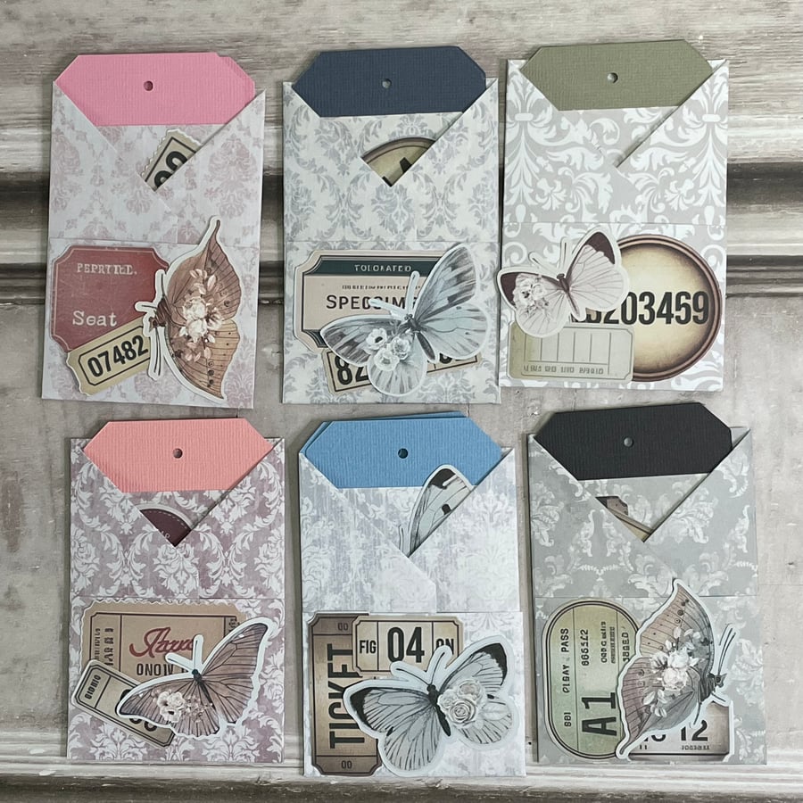 Ephemera - Pocket & Tags Medieval Rhymes Set A by Carolee Crafts PB8 0053