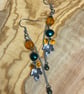 Sabrina - Pumpkin ‘n’ Pearl Earrings  - Image 1