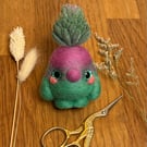 Succulent Gnome Art Doll Mini