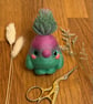 Succulent Gnome Art Doll Mini