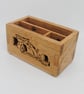 Handmade Solid Oak Desk Tidy - Formula 1 Car - Image 2