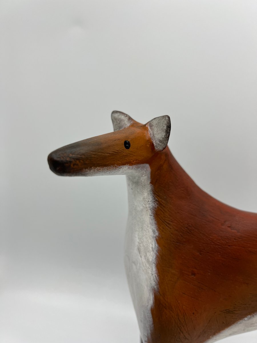 Large Standing Fox Sculpture