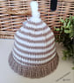 Hand Knitted Baby Pixie Beanie Hat  0 -3 months size  - Image 2