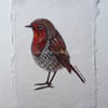 'Paisley Robin' Original drawing