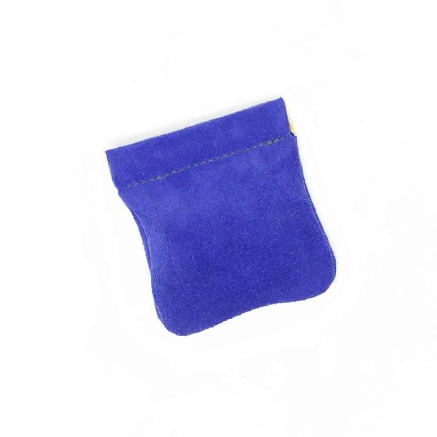 Royal blue squeeze purse