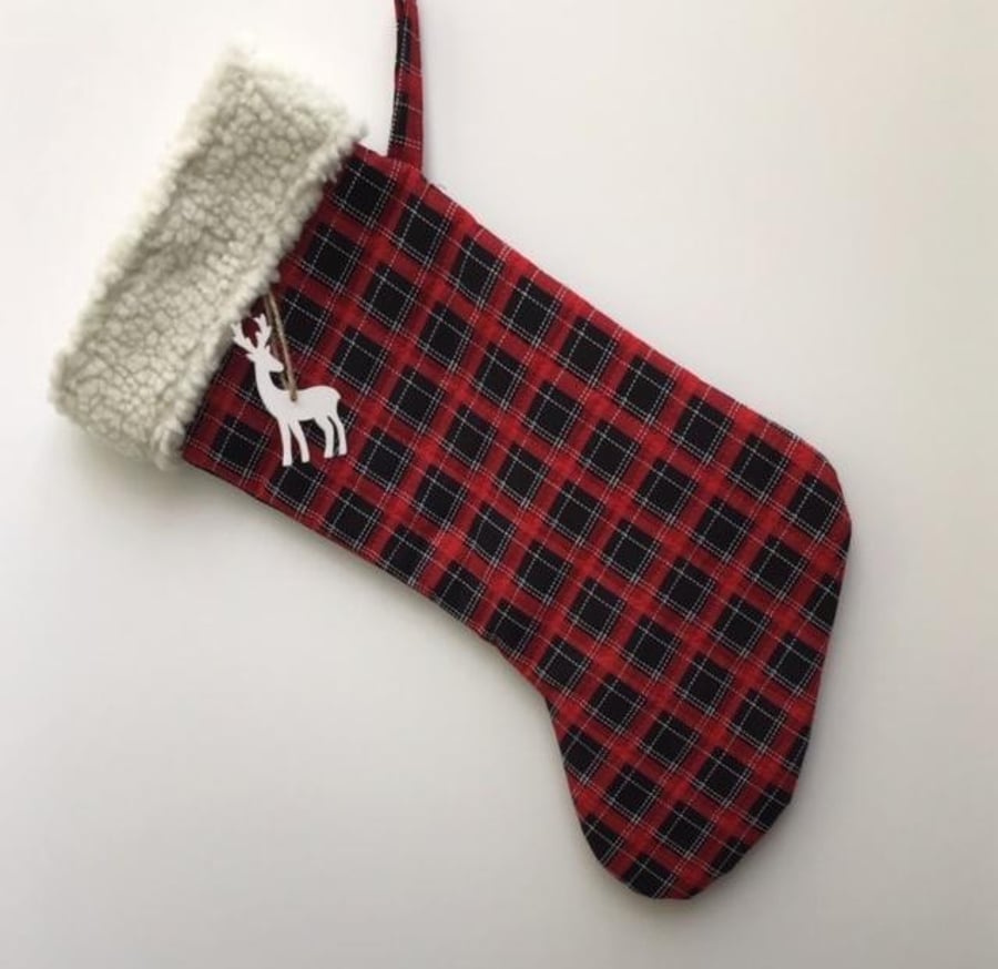 Christmas stocking Scottish theme