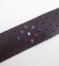 Floral Patterned Brown Leather Bookmark With Healing Crystals, White Quartz Cent - Image 4