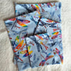 Pack of 4 Dragonfly Drawstring Gift Bags