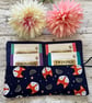Fabric tea bag holder case pouch tea sachets floral leopard polka dot fox travel - Image 6