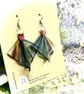 Stainless steel origami earrings (pair) - Image 6