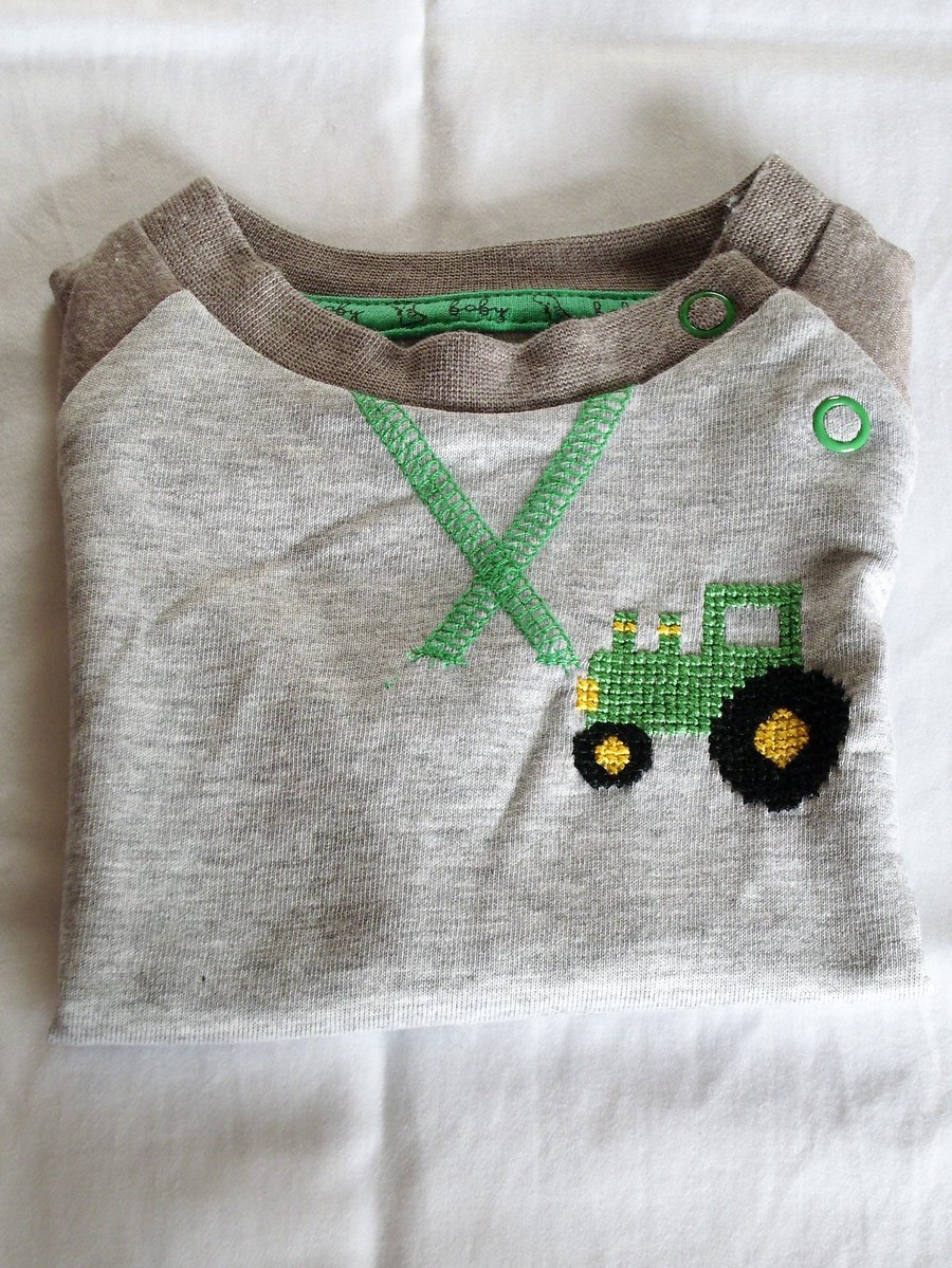 Newborn Tractor T-shirt