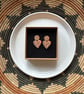 Leopard Hearts and Wood Earrings - Image 2