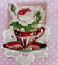 Tea Room - Afternoon Tea Greeting Card Design 3 by Carolee Crafts PB3 0006 - Image 3