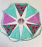 Bunting with pastel poppies - Image 1