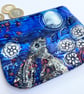Velvet hare and moon coin purse, card holder, mobile phone bag, makeup bag. 