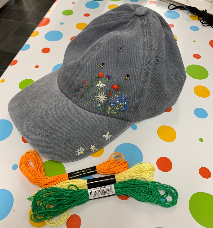 Embroidered baseball cap