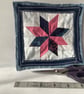 Patchwork and denim patch. 