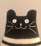 Black and White mohair knitted cat ornament folksy Christmas 2026 - Image 5