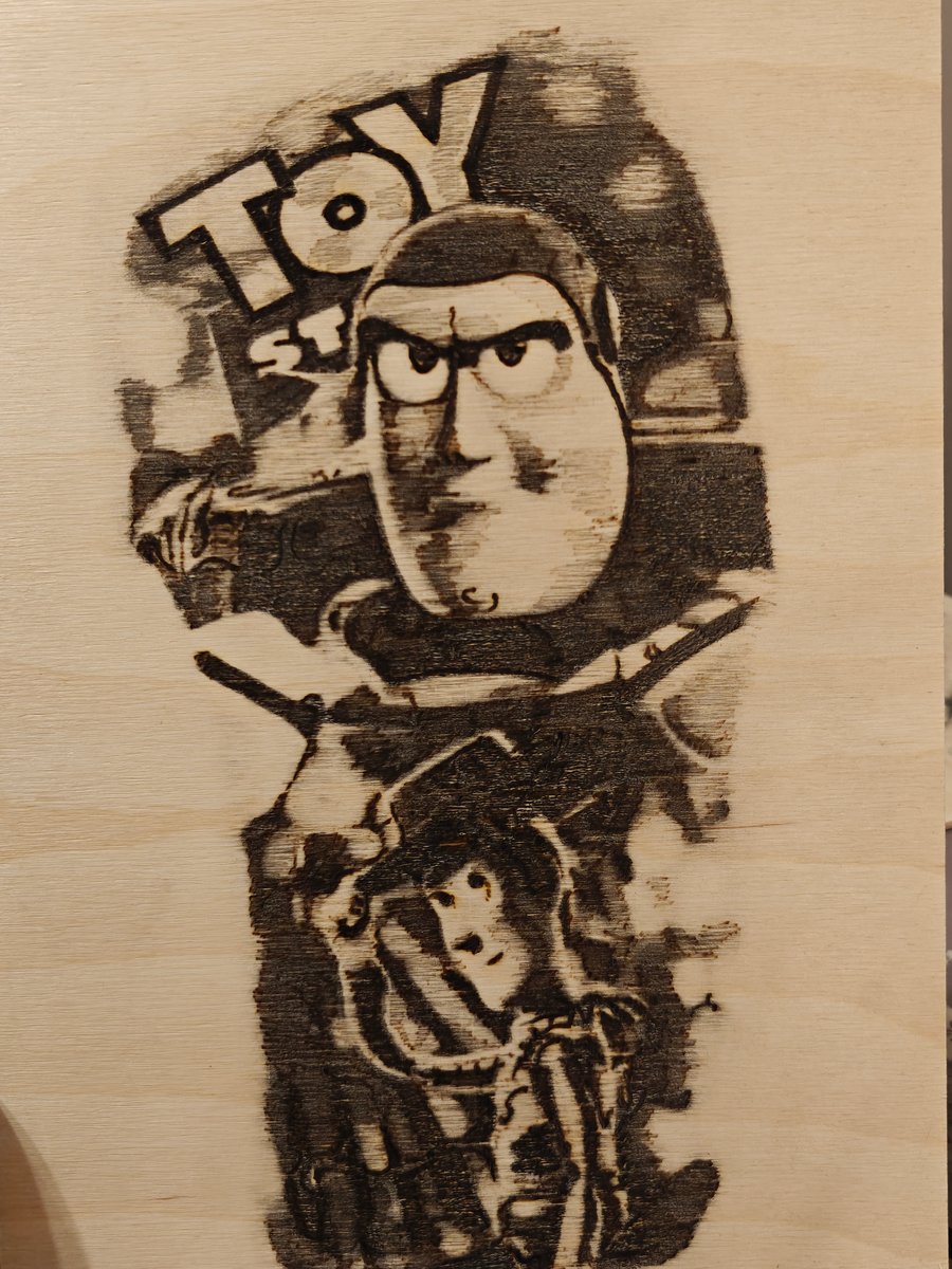 Buzz and Wood(y) burn