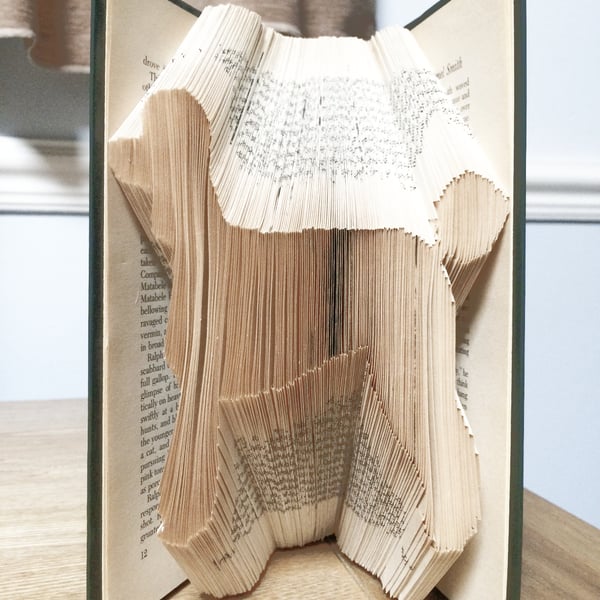 Poodle MMF Book Folding Pattern - EMAILED PDF PATTERN