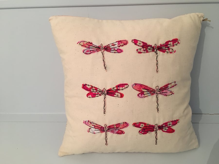 Liberty of London Dragonfly Cushion 12” inc feather pad