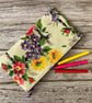 Pencil Case made from Rare 1940s Vintage Barkcloth Fabric, Purple - Image 7