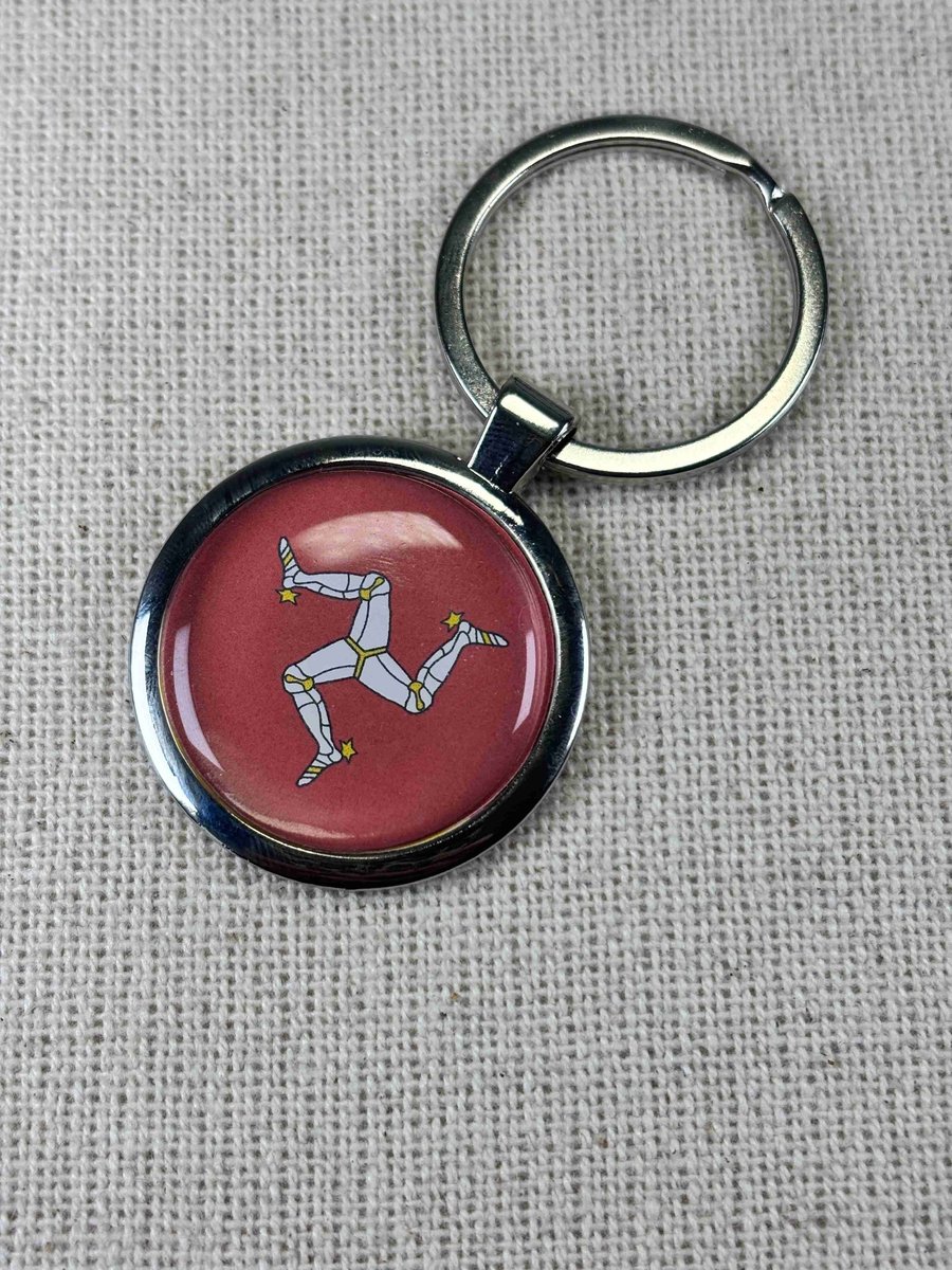 Isle of Man Flag Keyring