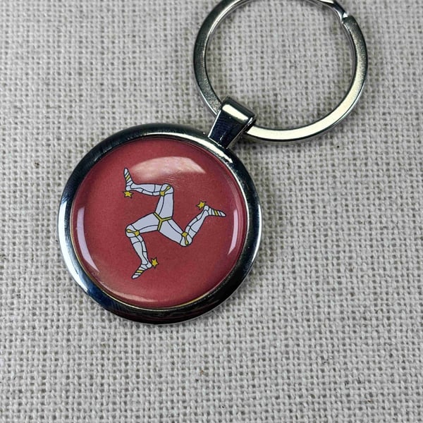 Isle of Man Flag Keyring