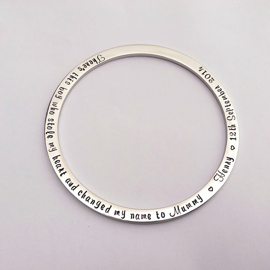 Theres this boy who stole my heart personalised bracelet