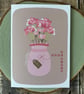January Birth Flower Card, Carnation, Birthday Card, Floral Greeting Cards, Bota - Image 6