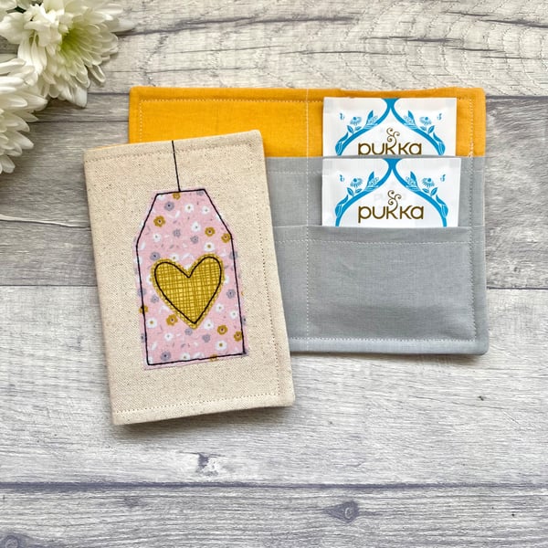 Tea bag wallet, tea lover gift