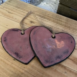 Handmade Ceramic Heart with Twine