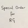 Special Order for RG