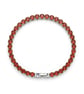 Hypoallergenic 316L Stainless Steel Red 5A Zircon Tennis Bracelet