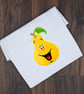 Personalised Embroidered Pear Kids T-Shirt - Custom Name Happy Fruit Tee