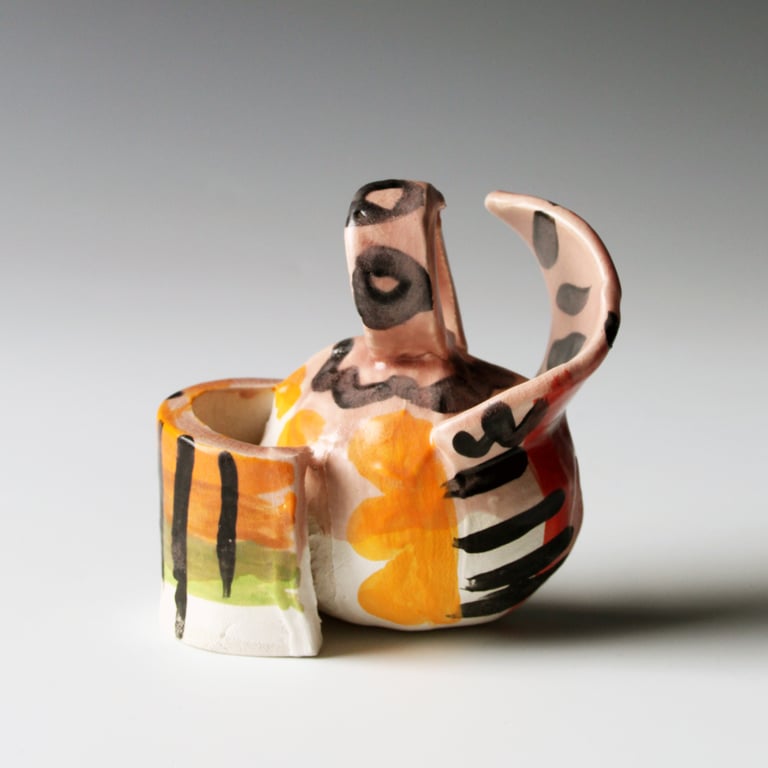 Small Sculpture: Ceramic Sketch: A Bit Like a Teapot Form