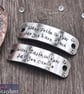 "Have Pride Have Faith" Hand Stamped Trainer Tags - Image 3