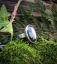 Sterling silver ring with oval hematite - Image 8