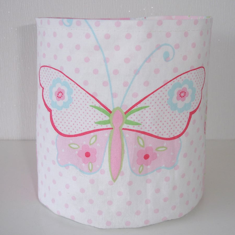 Toilet Roll Holder Storage Pot Basket Butterfly Bathroom Loo Kitchen Tidy