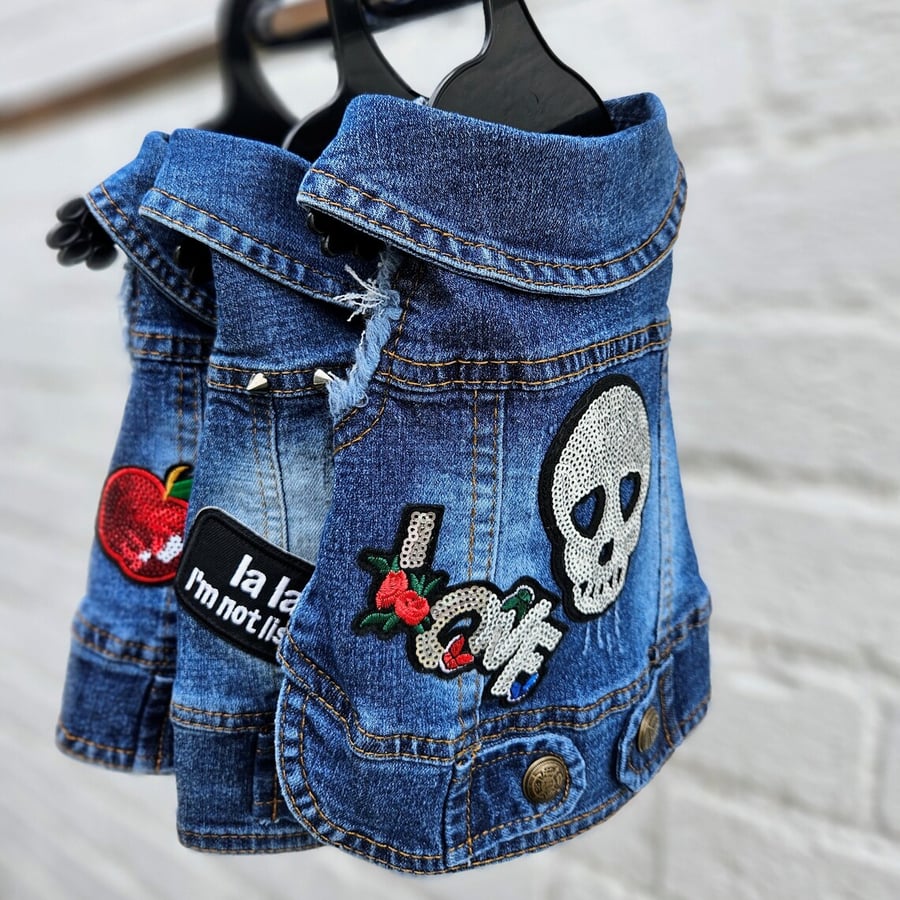 Dogs denim jacket