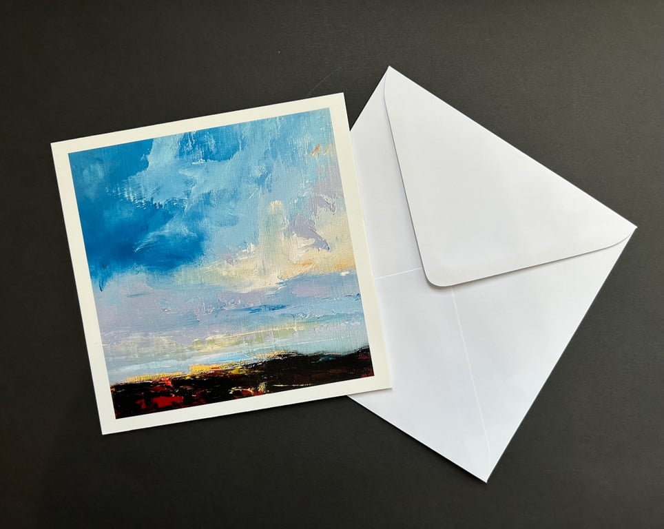 Moorland Freedom - Greeting Card (Art)