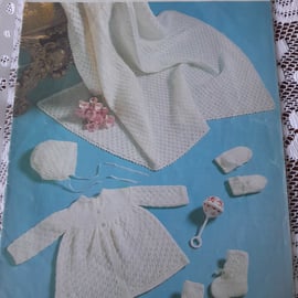 Vintage baby Knitting pattern