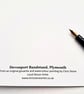 Blank greetings card A5 Devonport Park Plymouth from original gouache painting - Image 2