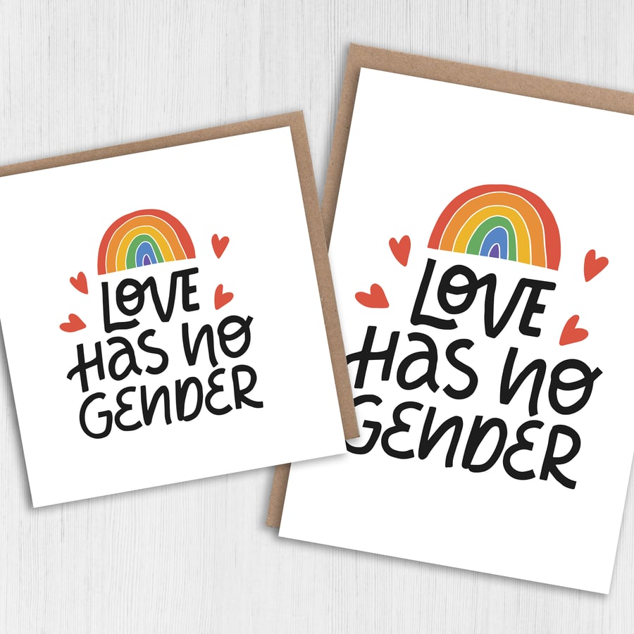 LGBTQ card: Love has no gender