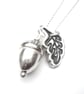 Silver Acorn Necklace - Image 2