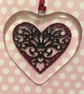 Fused Glass Heart - Image 4