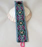 Embroidered Lace Cuff - pink and blue - Image 4