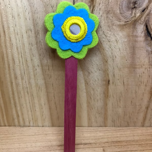  Flower Bookmark. (049)