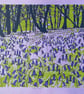 Summer seconds 'Bluebell Woods' - original screen print